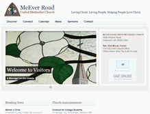 Tablet Screenshot of mceverumc.org